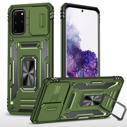 Чехол Safe Case с кольцом и защитой камеры для Samsung Galaxy S20+