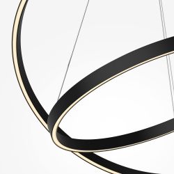Люстра подвесная светодиодная Maytoni Rim MOD058PL-L74BK