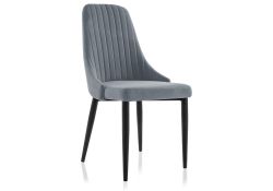 Стул на металлокаркасе Kora gray / black