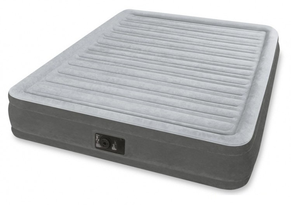Надувная кровать Intex Comfort-Plush Mid Rise 137х191х33см.