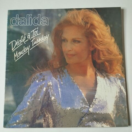 Винтажная виниловая пластинка LP Dalida Dedie A Toi, Monday Tuesday (France 1979) Helwa Ya Baladi