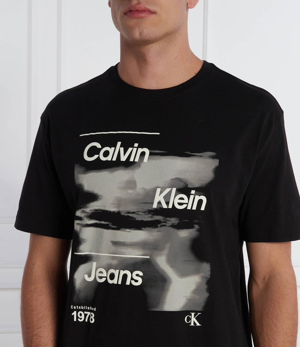 Футболка CALVIN KLEIN JEANS - черный(J30J325184)