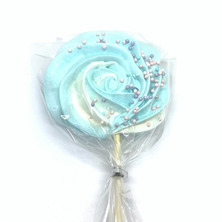 Безе на палочке "Голубое" 6см