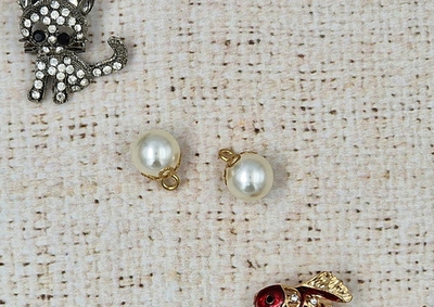 Пуговицы блузочные на ножке, d 11 мм, кремовый