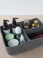 Органайзер для косметики плетеный