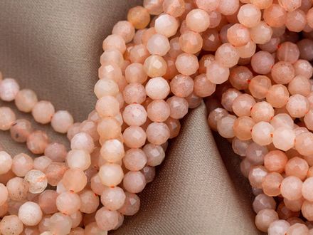Нить бусин из солнечного камня 2,7мм