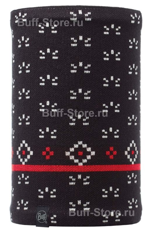 Шарф-труба вязаный Buff Jorden Black Фото 1