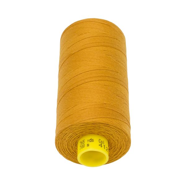 Нитка Gutermann Mara 70 (700 метров), 1 кат., для плотных тканей | 412 охра