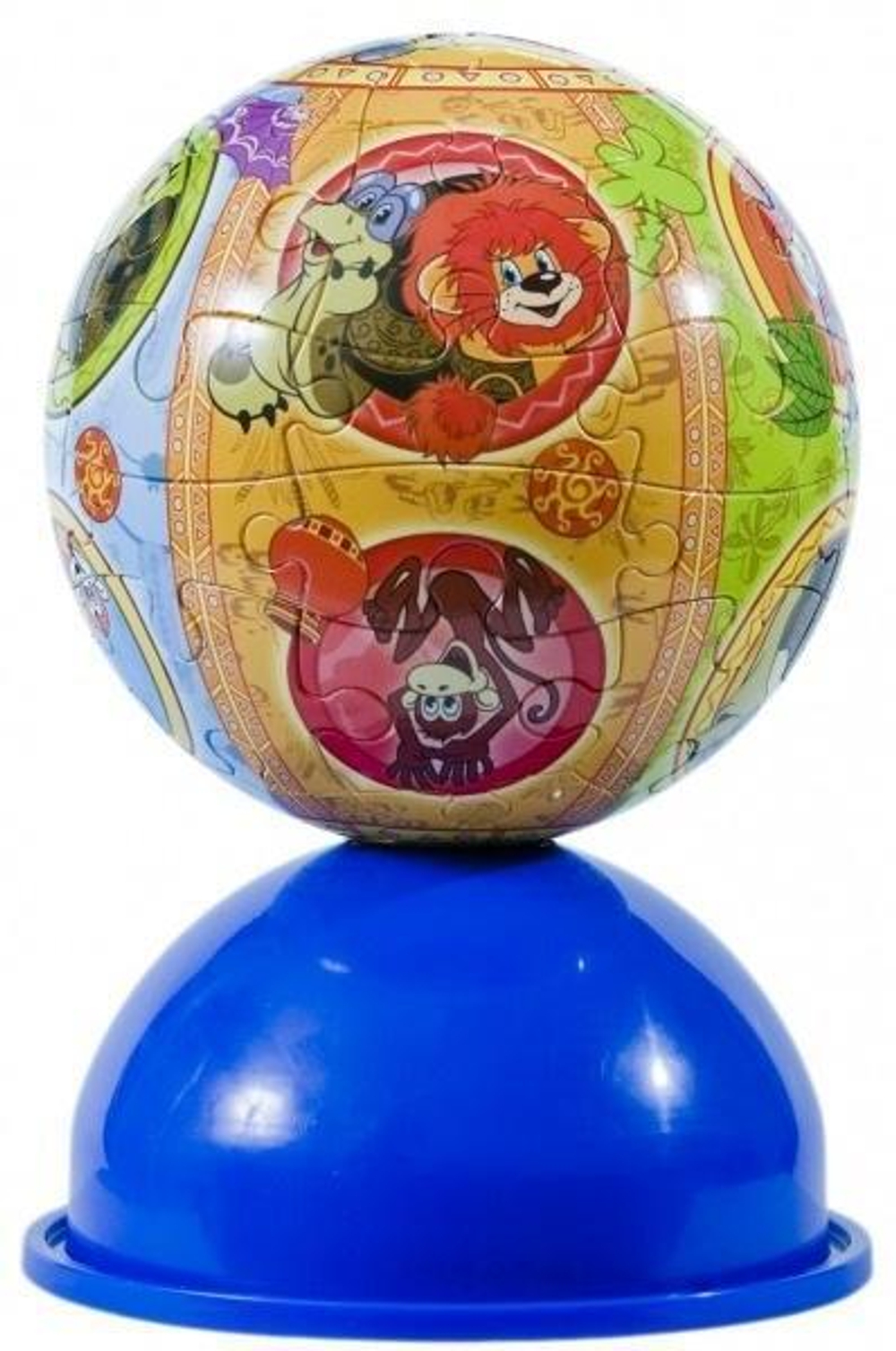 Пазл-шар 24эл. "Львенок и черепаха" СМФ (Степ пазл)