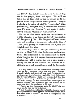 Notes On the Monetary System of Ancient Kasmir | Aurel Stein