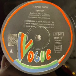 Винтажная виниловая пластинка LP Space Deeper Zone (France 1980)