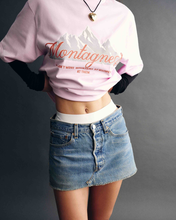 T-shirt MOUNTAIN PINK