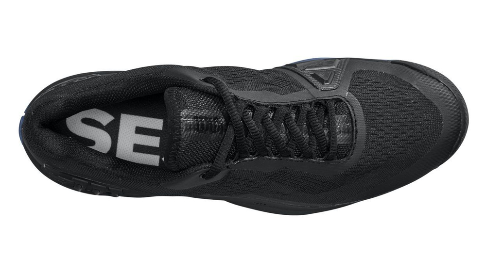 Мужские кроссовки теннисные Wilson Rush Pro 4.0 M - black/black/black