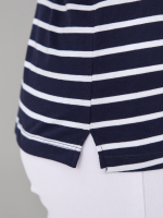 Блузка БЛк-143/синебелая-полоса-н