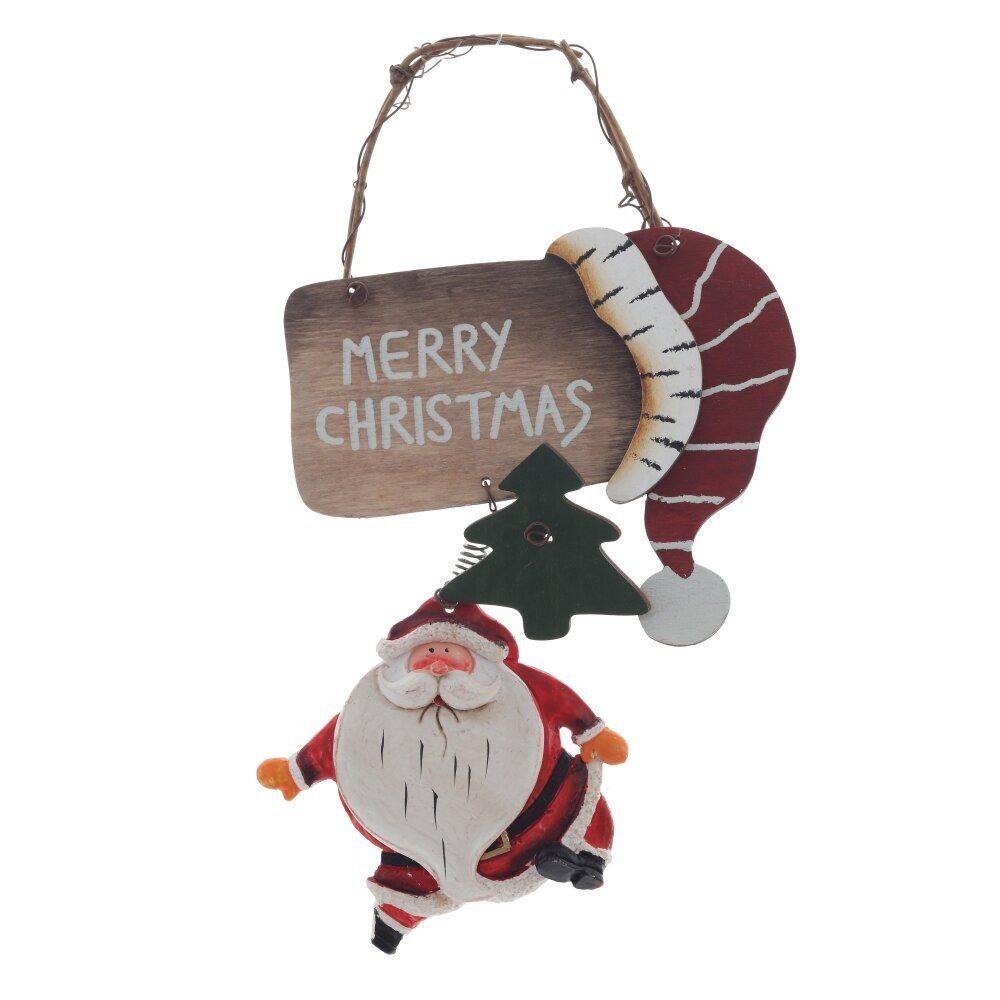 GAEM Изделие декоративное подвесное "Дед Мороз", L12,5 W2,5 H21 см, 4в.