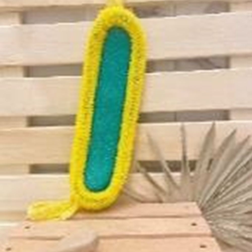 Мочалка банная с ручками (массажная-плюс) ПЭТ