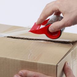 Скотч СИЛА TPA72-00 упаковочная лента 48мм х 20м х 50мкр с диспенсером, прозрачная | Сила