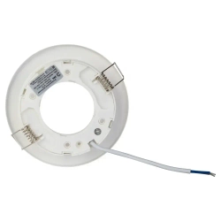 Светильник потолочный встраиваемый точечный ЭРА KL70 WH /1 декоративный на кухню, в детскую комнату, в спальню, в коридор, в прихожую / Спот потолочный Gx53 тонкий, 220V, 13W, белый