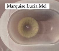 Медово - зеленые линзы на 12 мес. Marquise Lucia Mel / Зеленые линзы для светлых и темных глаз с диоптриями