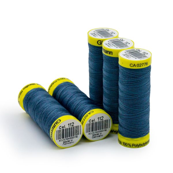 Нитки для трикотажа Gutermann Maraflex 120 (150 метров), 5 кат. | 112 серо-синий джинс