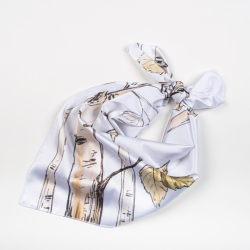 Шейный платок «Karjalan koivo», 70×70 см