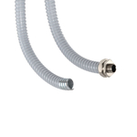 Металлорукав DN 50мм в герметичной ПВХ изоляции, Dвн 50,5 мм, Dнар 57,0,25 м, цвет серый