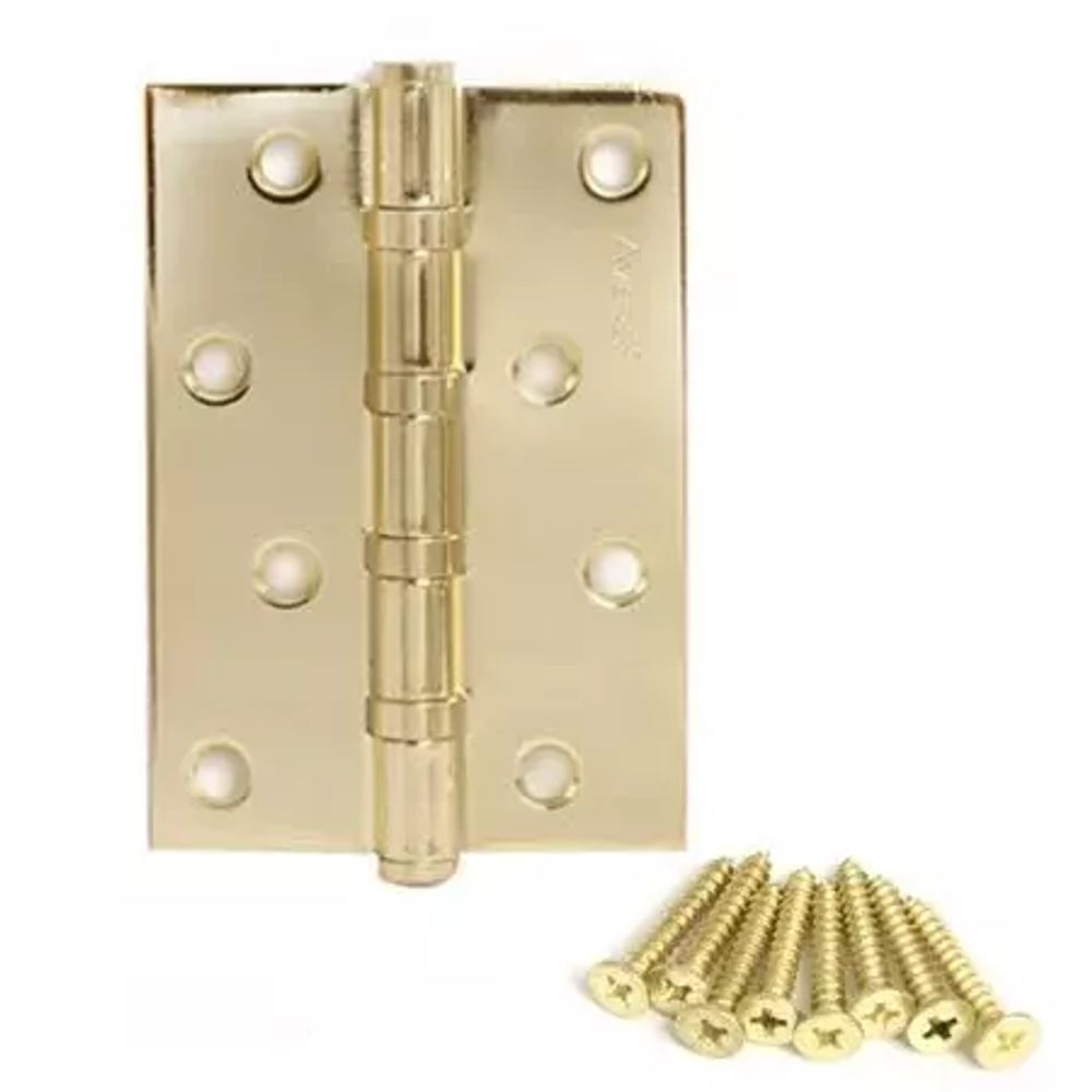 Петля УНИВЕРСАЛЬНАЯ AVERS 100*70*2.5-B4-G(золото) АВЕРС