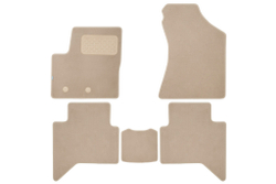 Коврики в салон для CHANGAN Hunter Plus 2023-, пикап, 5шт. (текстиль, бежевые) KLEVER0409200622112KH