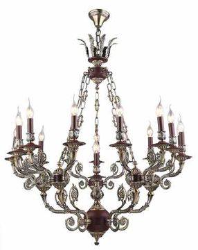 7024/16 AB+BRN (1) Люстра Veneto Luce