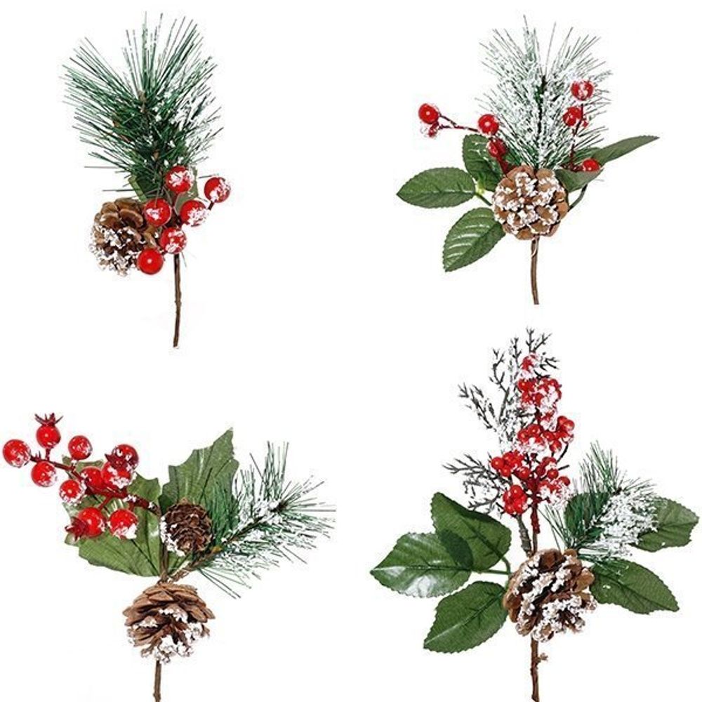 GAEM Изделие декоративное "Ветка", L11 W7 H21 см, 4в.