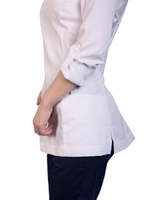 Туника медицинская женская Dr. Nice DRN410 с молнией сзади, серый, 56