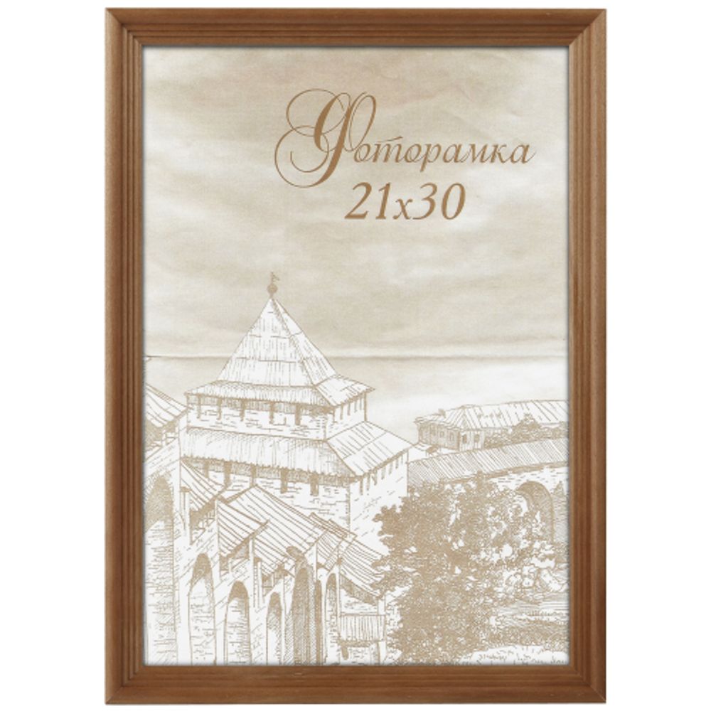 Фоторамка Image Art С18 20х20 деревянная из сосны, цвет бронза, вставка стекло | Image Art