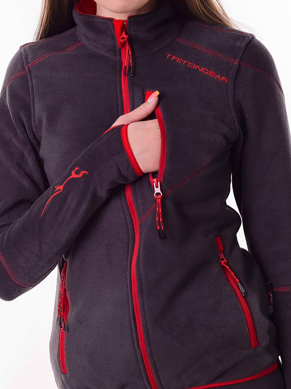 Костюм женский флисовый TritonGear "RICH" (Рич), Серый