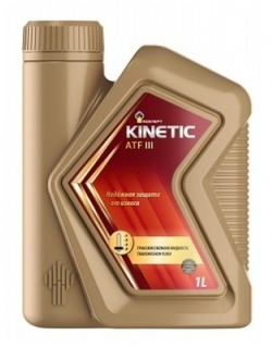 Жидкость для АКПП Rosneft Kinetic ATF Dexron III полусинтетическая, 1 л