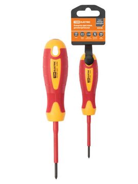 Отвертка крестовая диэлектрическая тип PH0x60, серия «ЭкспертЭлектрик» TDM