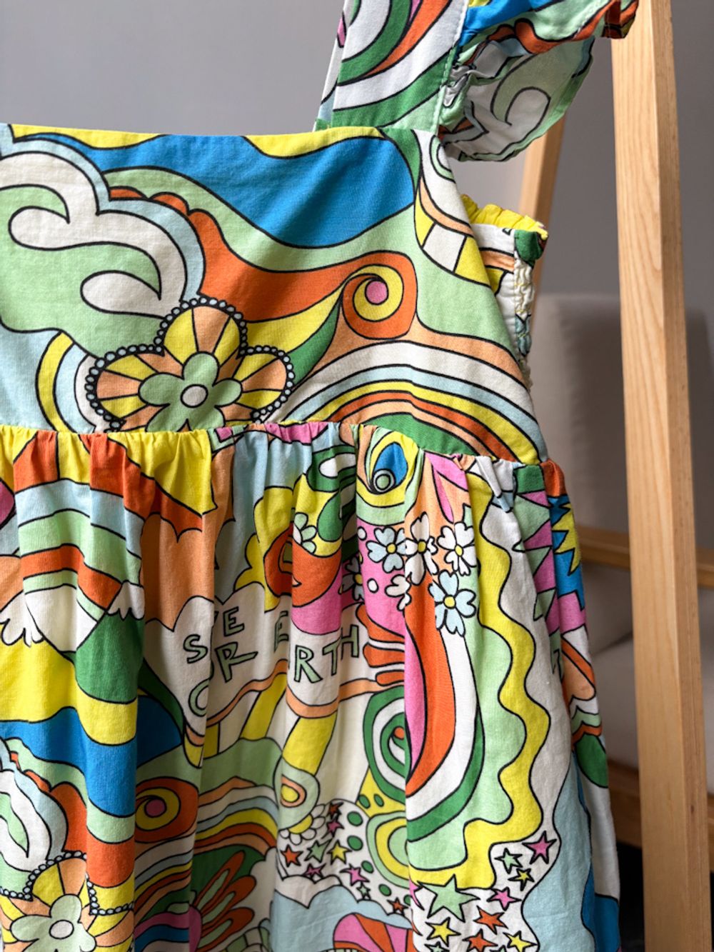 Хлопковое платье Stella McCartney, 128