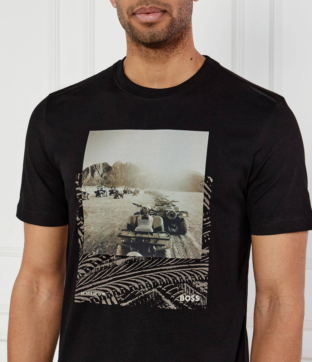 Футболка Te_Dunetrace BOSS ORANGE - черный(50539187)