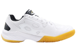 YONEX Power Cushion Artificial Leather Low top Badminton Shoes Unisex White Gold
