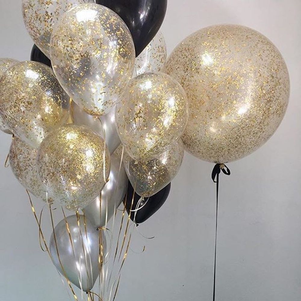 Конфетти дробленые Яркое золото, Голография, 20 г.