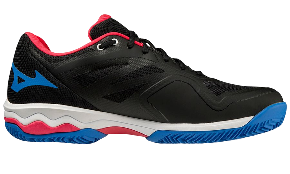 Мужские кросовки для Padel Mizuno Wave Exceed Light Padel - black/white/opera red