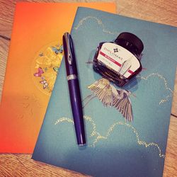 Перьевая ручка Diplomat Excellence A2 Midninht blue chrome M 14ct. (D40209015) 9