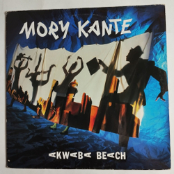 Винтажная виниловая пластинка LP Mory Kante Akwaba Beach (France 1987) Ye Ke Ye Ke