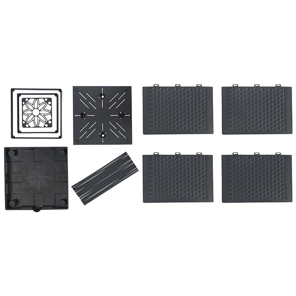 Горшок напольный для вьющихся растений 15л 28*28*114см, J3