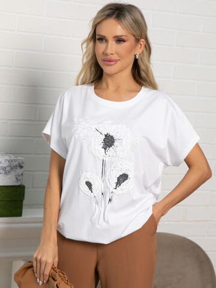 Блуза Фло (белая) Б15508-20М LT Collection