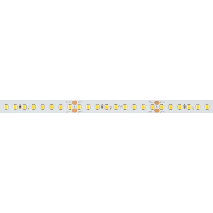 Светодиодная лента Arlight 7,7W/m 144LED/m 2835SMD теплый белый 5M RT-A144-10mm 24V Warm2700 038781