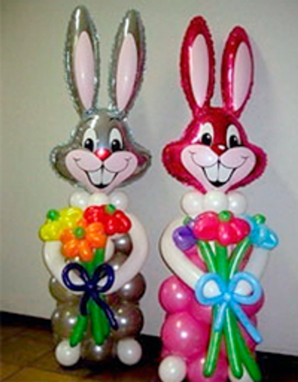 Кукла "Зайка" с букетом из 3-х шаров