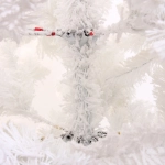 Ёлка «Звон вьюги» 180 см, ПВХ (786 веток), белый иней, Белый