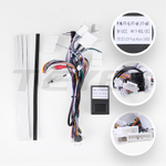 Магнитола для Toyota Land Cruiser Prado 150 2009-2013 (ШГУ 7", рамка LUX) - FarCar монитор 12.3" 2K QLED на Android 14, TS10, CarPlay, 4G SIM-слот