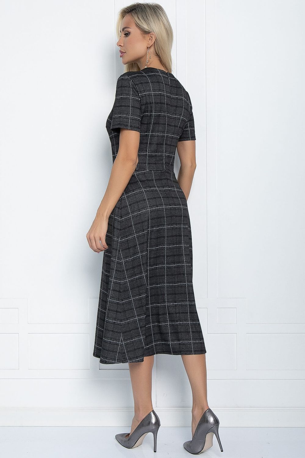 Платье Кокетливая (серое) П11279 LT Collection (Акция)