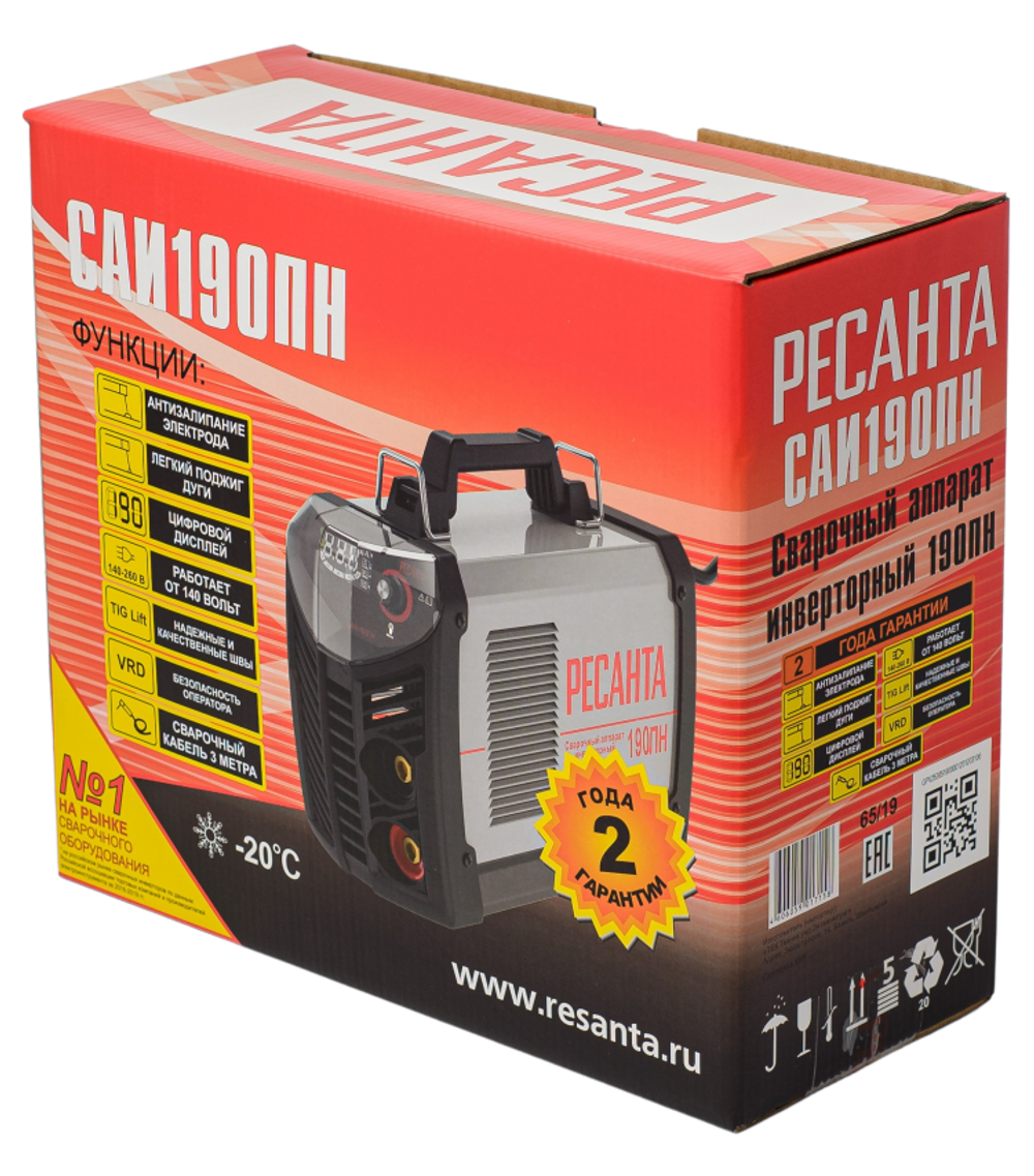 Сварочный аппарат РЕСАНТА САИ-190ПН